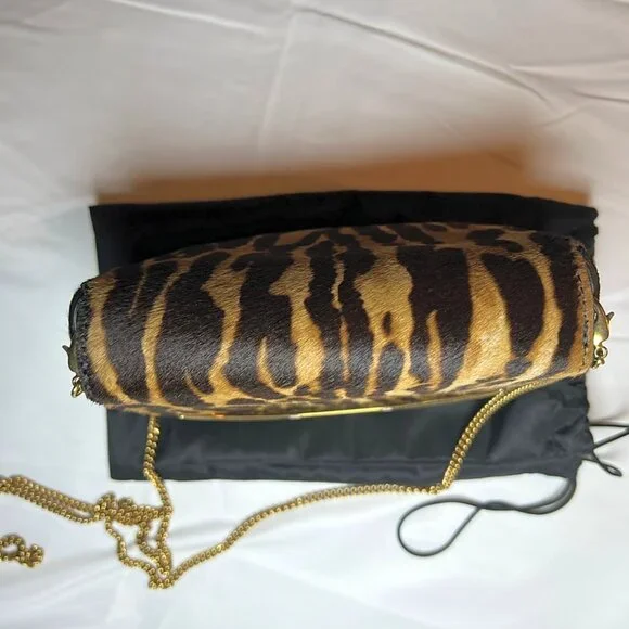 Roberto Cavalli European Collection Calf Hair Shoulder Bag With Deco Hardware - Picture 9 of 13